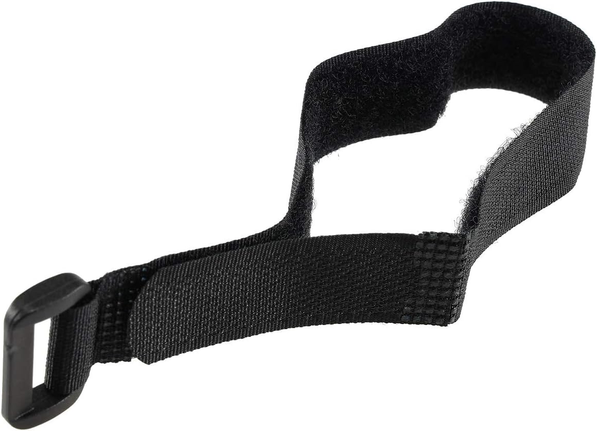 Cable Ties with Eyelet, 30 cm Long, 2 cm Wide, Safe Storage of , Pack of 5, Black