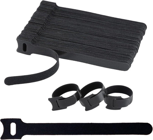 Cable Ties, Pack of 100 Reusable Cat Shaped Cable Tape, Adjustable Nylon Cable, for Industrial, Horticulture, Cable Industry, Cable Storage