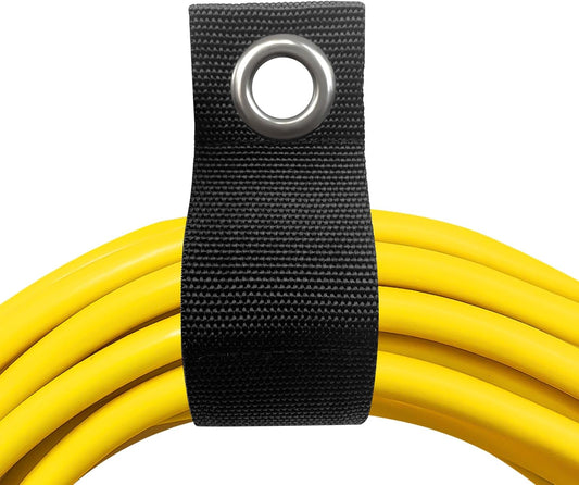 Cable Ties, High Performance Storage Straps with Eyelet, Cable  Straps for Extension Cable Organiser, Cables, Wires, Ropes, Hoses, Home, Garage and Workshop (4L, 4XL) (Pack of 8)